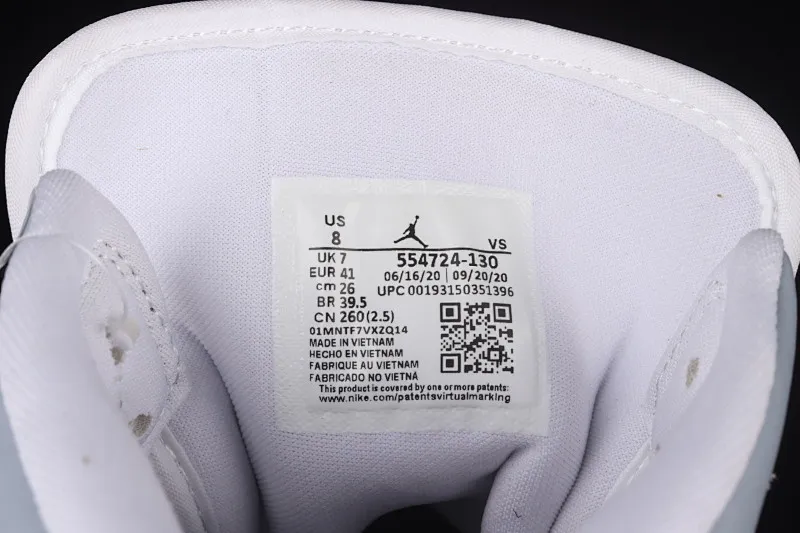 All categories Air Jordan Jordan series basketball shoes Air Jordan 1 Mid Air Jordan 1 Mid AJ1 Joe 1 black and white gray video game graffiti customized Chinese basketball shoes 554724-130